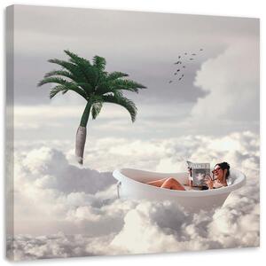 Gario Vászonkép Fürdés a felhőkben - Zehem Chong Méret: 30 x 30 cm