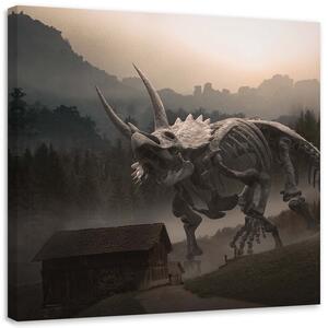 Kép Az utolsó dinoszaurusz - Zehem Chong Méretek: 30 x 30 cm, Kivitelezés: Vászonkép