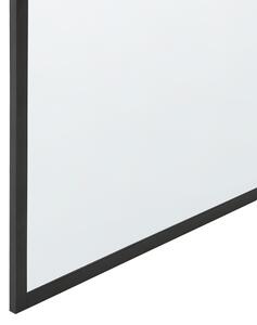 Zuhanyparaván Edzett Üvegből Fekete Kerettel 80 x 190 cm