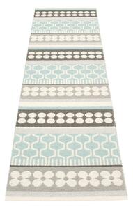 Szürke-türkiz kültéri-beltéri futószőnyeg 70x270 cm Asta Pale Turquoise – Pappelina