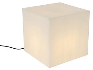 Modern kültéri lámpa fehér 38 cm négyzet IP44 - Nura