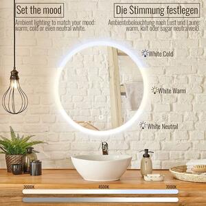 AQUAMARIN Fürdőszobatükör LED kerek 60 cm