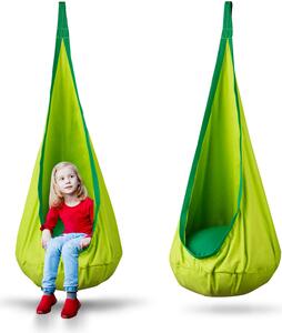 NeoSport egyszemélyes Csepphinta, párnás, 140x55 cm, 80 kg - Zöld