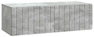 Fali TV szekrény 98 x 41 x 30 cm Betonszürke Szerelt Fa