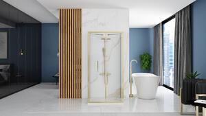 Falra szerelhető zuhanykabin REA Rapid Fold Gold