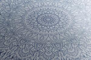 Kép részeletes Mandala kék színben