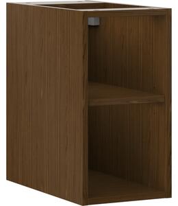 Mexen Box-A, nyitott szekrény polccal 25 cm, diófa, 91AX2-0250-470-0-86