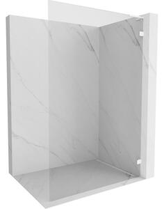 Mexen Lunar L, zuhanyfal jobb oldali 70 x 200 cm, 8 mm-es átlátszó üveg, fehér profil, 830L-070-000-20-00-P