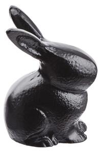 EASTER fém nyuszi fekete, 8,5 cm