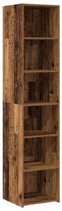 VidaXL Széf Antik Fa 40 x 41 x 185 cm Szerelt Fa