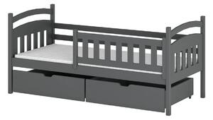 TITO fiókos ágy - 80x180, grafit