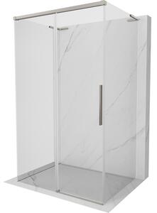 Mexen Rox-3SL, 3-falú zuhanykabin 120 x 95 cm, 8 mm-es átlátszó üveg, acélprofil, 8C2L-120-095-97-00-3S