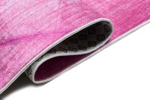 TOSCANA Modern kék és rózsaszín szőnyeg Szélesség: 80 cm | Hossz: 150 cm