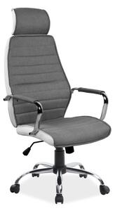 EDMUNDA irodai szék - szürke / fehér