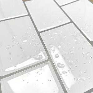 PIPPER | Felragasztható csempe - 3D mozaik - Fehér tégla