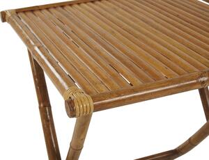 Világos bambusz bisztróasztal 70 x 70 cm MOLISE