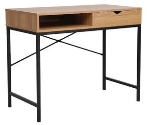 ADARE íróasztal - tölgy / fekete