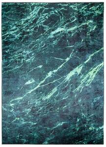 TOSCANA Modern zöld szőnyeg márványmintával Szélesség: 80 cm | Hossz: 200 cm