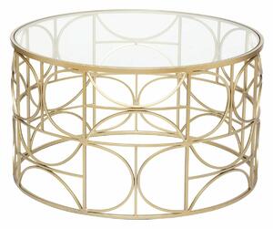 Atmosphera Artif Gold dohányzóasztal, 70 cm, Arany