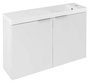 Sapho Sapho, LATUS X mosdószekrény 78,8x50x22cm, fehér, LT110-SET01