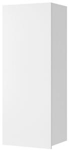 CONNOR fali szekrény - fehér / fehér fényű
