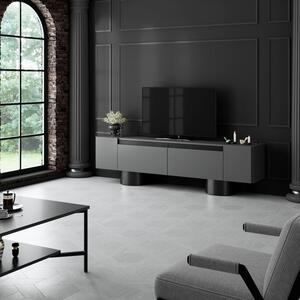 Hanah Home TV Stand Anthracite Black Bohem - Anthracite, Black