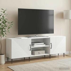 TV szekrény Magasfényű Fehér 150 x 31 x 50 cm Szerelt Fa