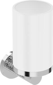 Mexen Triv, falra szerelhető fogkefetartó, fehér/króm, 70A33051-00W