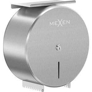 Mexen Spira-H+, WC-papírtartó telefontartóval, szálcsiszolt acél, 70K561-01