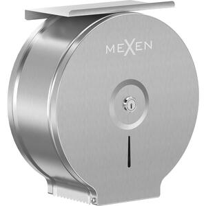 Mexen Spira-U+, WC-papírtartó telefontartóval, szálcsiszolt acél, 70K541-01