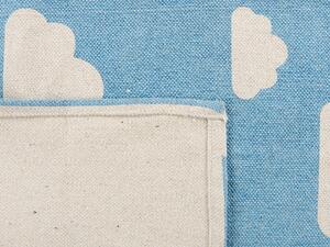 Kék felhőmintás gyerekszobaszőnyeg 60 x 90 cm GWALIJAR