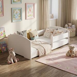 Montessori gyermekágy LEO 140x70 - alacsony ágy korlátokkal