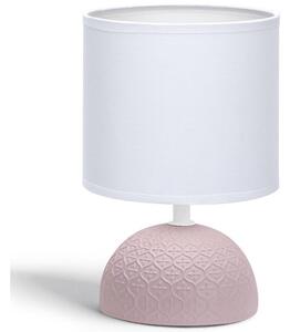 Aigostar Aigostar - Asztali lámpa 1xE14/40W/230V rózsaszín/fehér AI0161