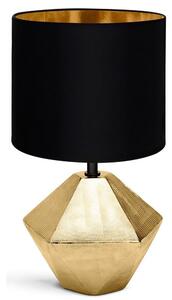 Aigostar B.V. Aigostar - Asztali lámpa 1xE14/40W/230V arany/fekete AI0172