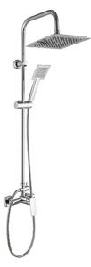 Invena Stelona, ​​​​zuhanyszett karos csapteleppel, króm, INV-AU-34-B01-Q