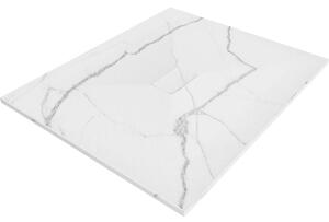 Mexen Hugo, téglalap alakú zuhanytálca, SMC, 120x100cm, kőutánzat - fehér, 42151012