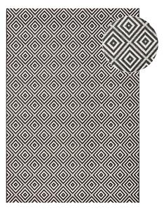 Karo fekete-fehér kültéri szőnyeg, 200 x 290 cm - NORTHRUGS