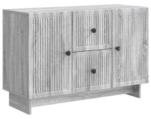 Széf fiókkal Szürke Sonoma 89 x 34,5 x 60 cm Szerelt Fa
