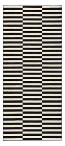 Fekete-krémszínű szőnyeg 80x200 cm Gloria – Hanse Home