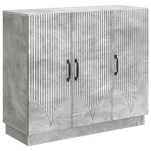 Széf Betonszürke 89 x 34,5 x 77 cm Szerelt Fa