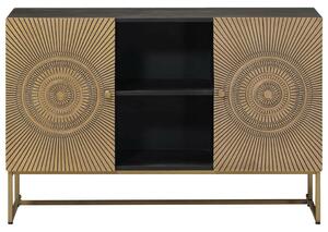 Széf Bronz 105 x 30 x 70 cm Tömör Mangófa és Műszaki Fa