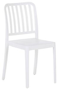 Fehér kerti szék kétdarabos szettben SERSALE