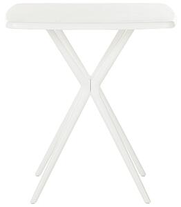 Fehér Műanyag Kerti Asztal 70 x 70 cm SERSALE