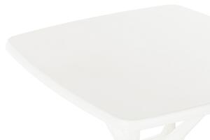 Fehér Műanyag Kerti Asztal 70 x 70 cm SERSALE