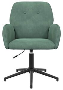 VidaXL Forgós Íróasztali Székek 2 db 54 x 55 x 90 cm Tengeri Zöld
