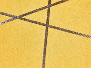 Sárga bársony díszpárna kétdarabos szettben 45 x 45 cm PINUS