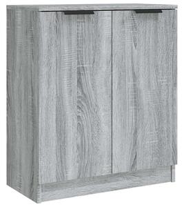 VIDAXL - Tálalóasztal - Sonoma Szürke Fa - 2 db - 60x30x70 cm