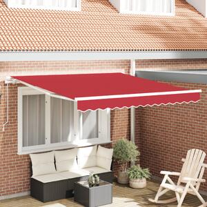 VidaXL Napernyő Piros 300 x 250 x 165 cm Poliészter