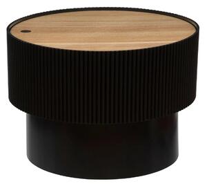 Atmosphera Enola Dohányzóasztal, MDF, 55 cm - Fekete