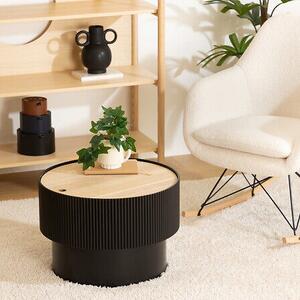 Atmosphera Enola Dohányzóasztal, MDF, 55 cm - Fekete